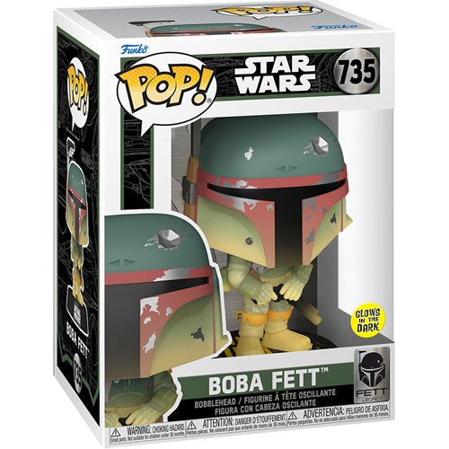 Star Wars Fett Legacy - GITD Boba Fett Pop! #735