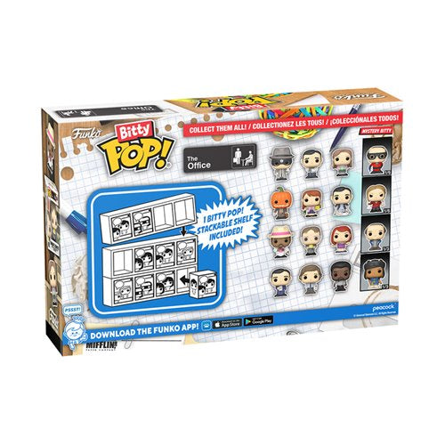 The Office Dwight Schrute w/ Pumpkinhead Bitty Pop! Mini-figure 4 pack