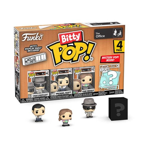 The Office Bitty Pop! Mini-figure 4 pack Bundle of 4