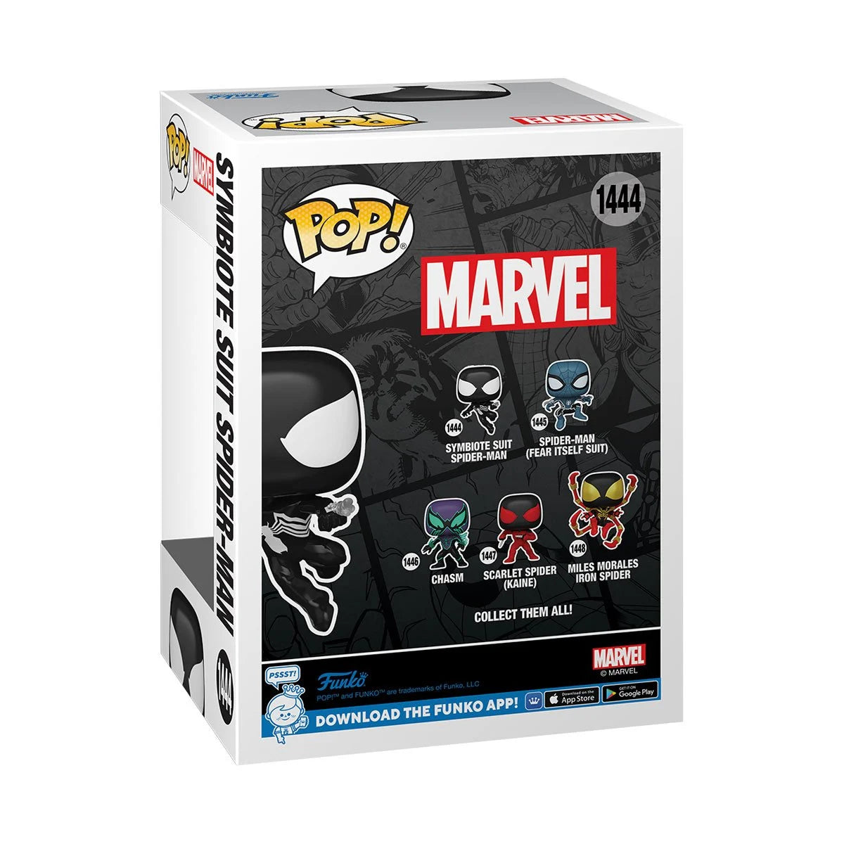 Spider-man Comics - Symbiote Suit Spider-man Pop! #1444