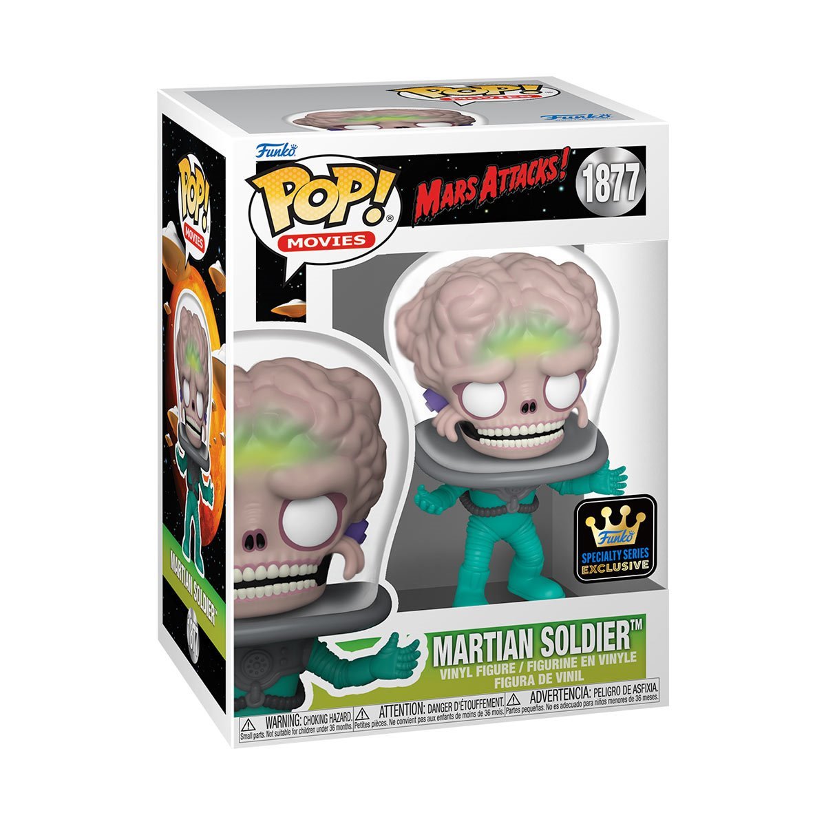 Mars Attacks - Martian Soldier Specialty Series Pop! #1877 (Common)