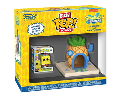 SpongeBob - SpongeBob SquarePants w/ home Bitty Pop! Town