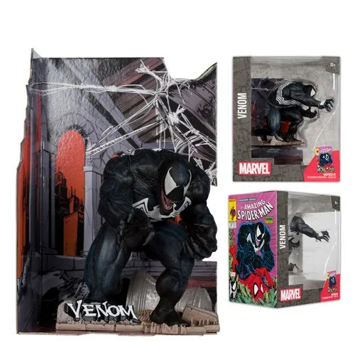 Venom the Amazing Spider-man #316 1:10 Scale Posed Figure w/ Scene