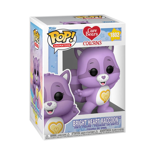 Care Bear Cousins - Bright Heart Raccoon Pop! #1802 (PRE-ORDER)