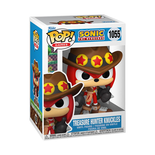 Sonic the Hedgehog - Treasure Hunter Knuckles Pop! #1055 (PRE-ORDER)